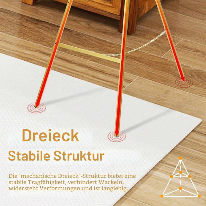 Staffelei Hochzeit, 110cm Metall Staffelei für Schilder Gold staffeleien Gross Willkommensschild Hoc