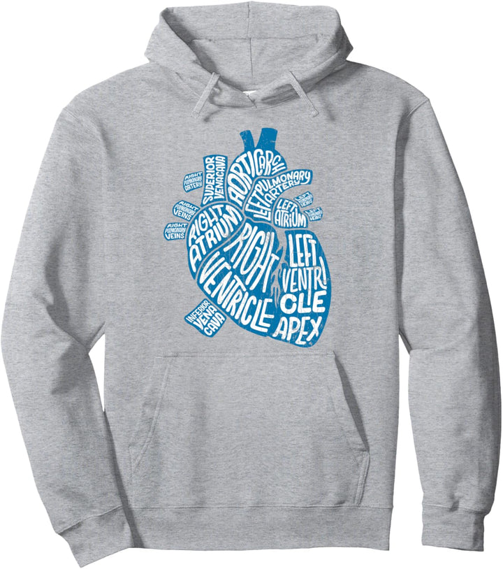 Herz-Grafik für Sanitäter, Geschenke für Krankenwagen, Kardia. Pullover Hoodie