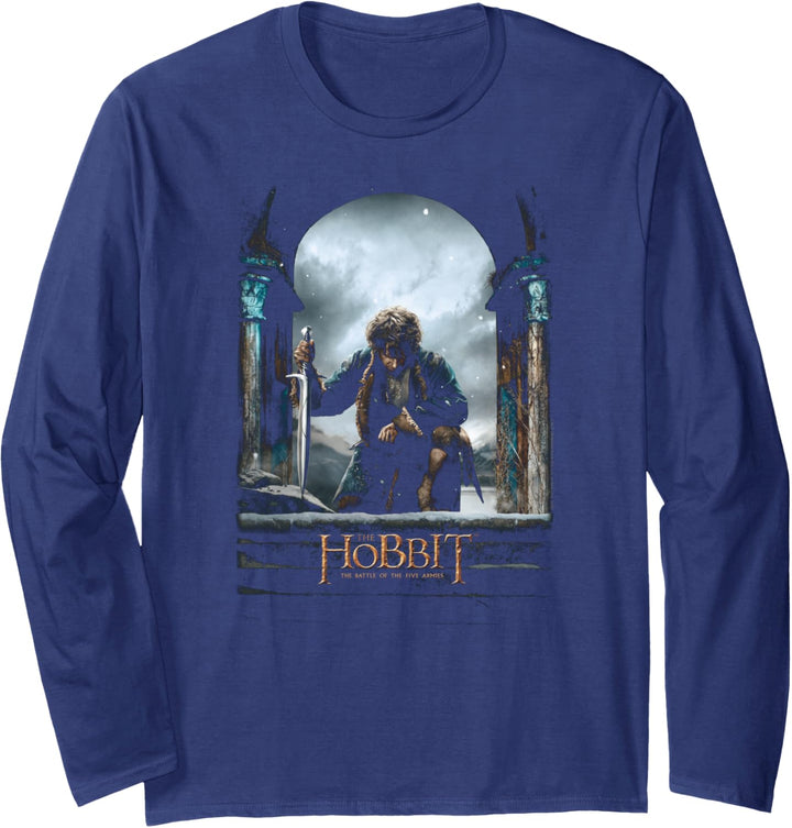 The Hobbit Bilbo Kneel Poster Langarmshirt