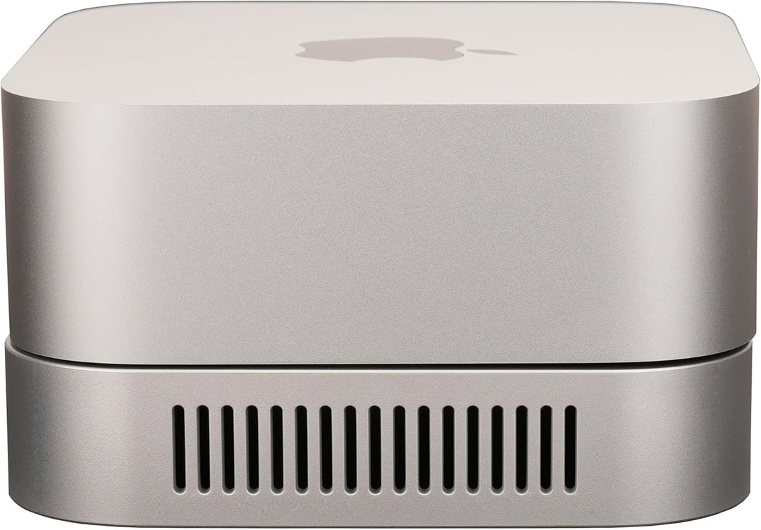 Mac mini M4 Stand, Silber Halterung für Mac mini M4/M4 Pro 2024-2026 Belüftung Wärmeableitung Kühlun