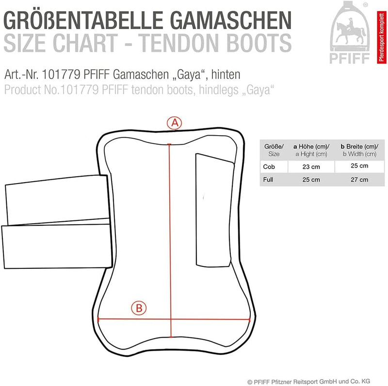 PFIFF Gamaschen ´Gaya´, hinten, weiss Full Full Weiss Full, Full Weiss Full