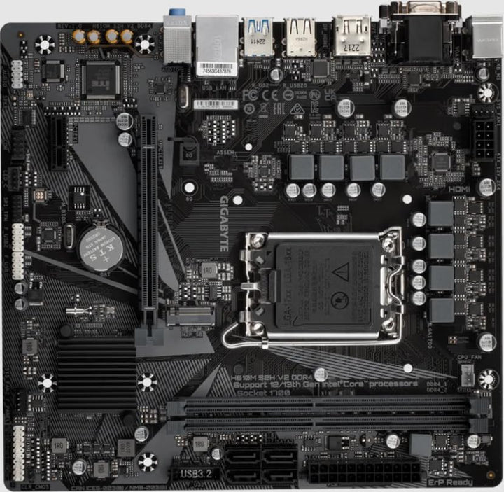 Gigabyte H610M S2H V2 DDR4 (rev. 1.0) Intel H610 Express LGA 1700 Micro ATX