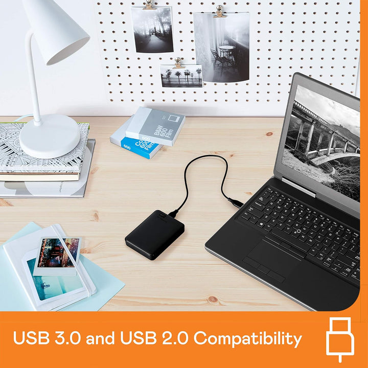 WD Elements Portable, externe Festplatte - 2 TB - USB 3.0 - WDBU6Y0020BBK-WESN 2TB Portable