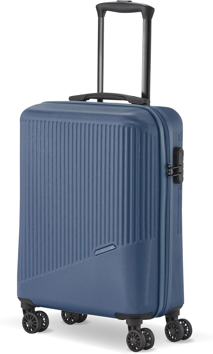 Travelite Handgepäck Trolley klein, Bali, 55x39x20 cm, 2,5 kg, Kratzfeste Hartschale, mit 4 Doppelro