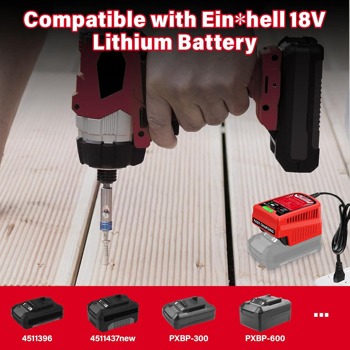 5A Schnellladegerät für Einhell 18V Power X-Change Akku