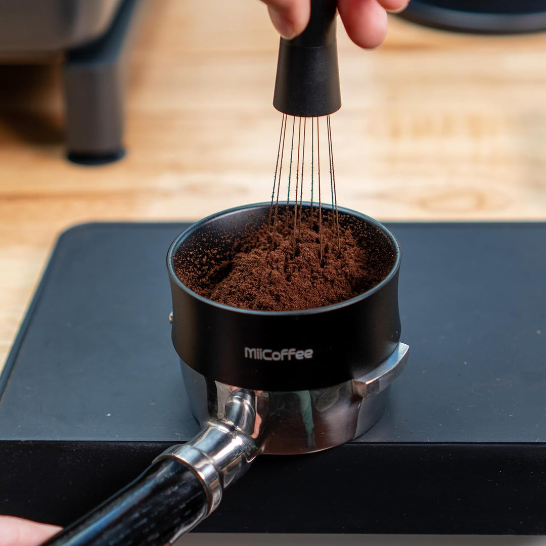 MiiCoffee 58 mm magnetischer Dosiertrichter – Espresso-Kaffee-Dosierring – eloxiertes Aluminium mit