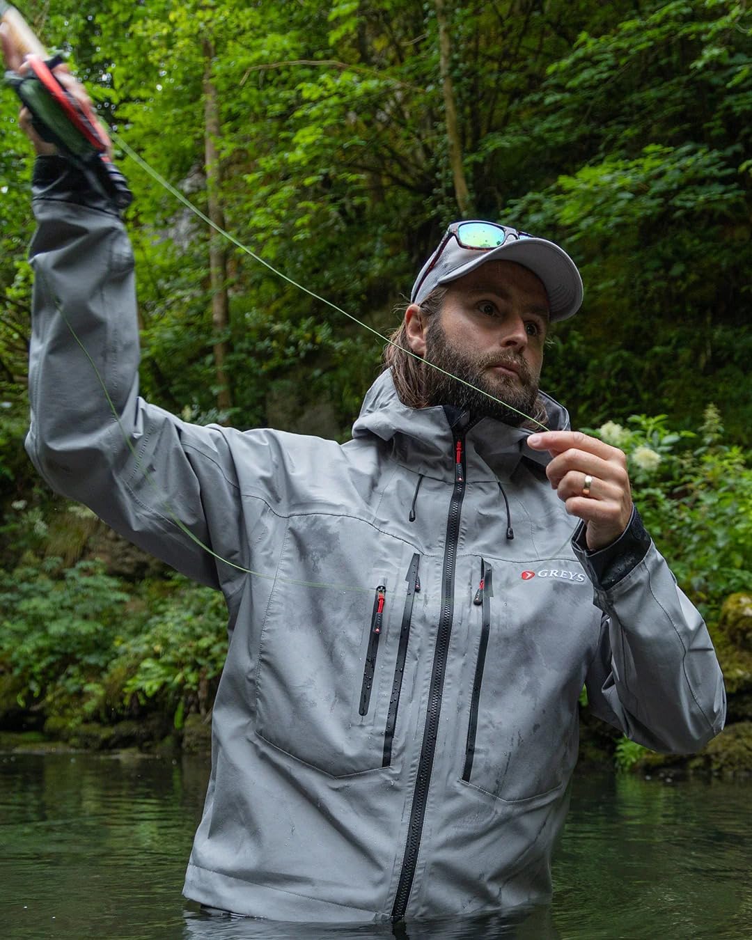 Greys Unisex Greys Tail Fishing Jacket (1er Pack) L Grau, L Grau