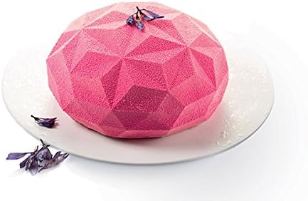 silikomart | Silikon-Kuchenform Modern GEMMA, antihaftbeschichtet, 1er Pack Kuchenform, 3D Design, Ø
