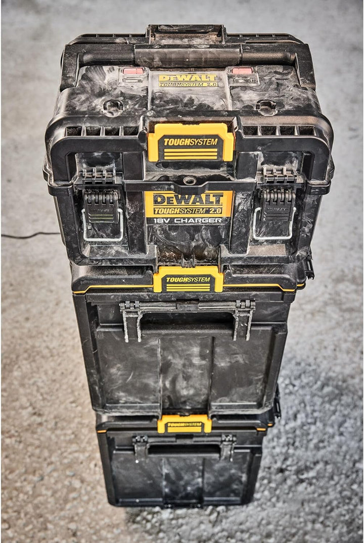 Dewalt ToughSystem 2.0 Akku-Ladebox DWST83471 (für 18V inkl. FlexVolt-Akkus, Doppelladegerät mit 4 A