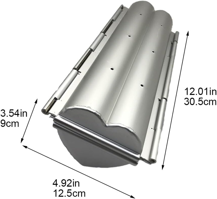 Sanfly Offene Und Geschlossene Ofenform, Herzform, Brotform, Tragbare Metall-sandwichform, Antihaft-