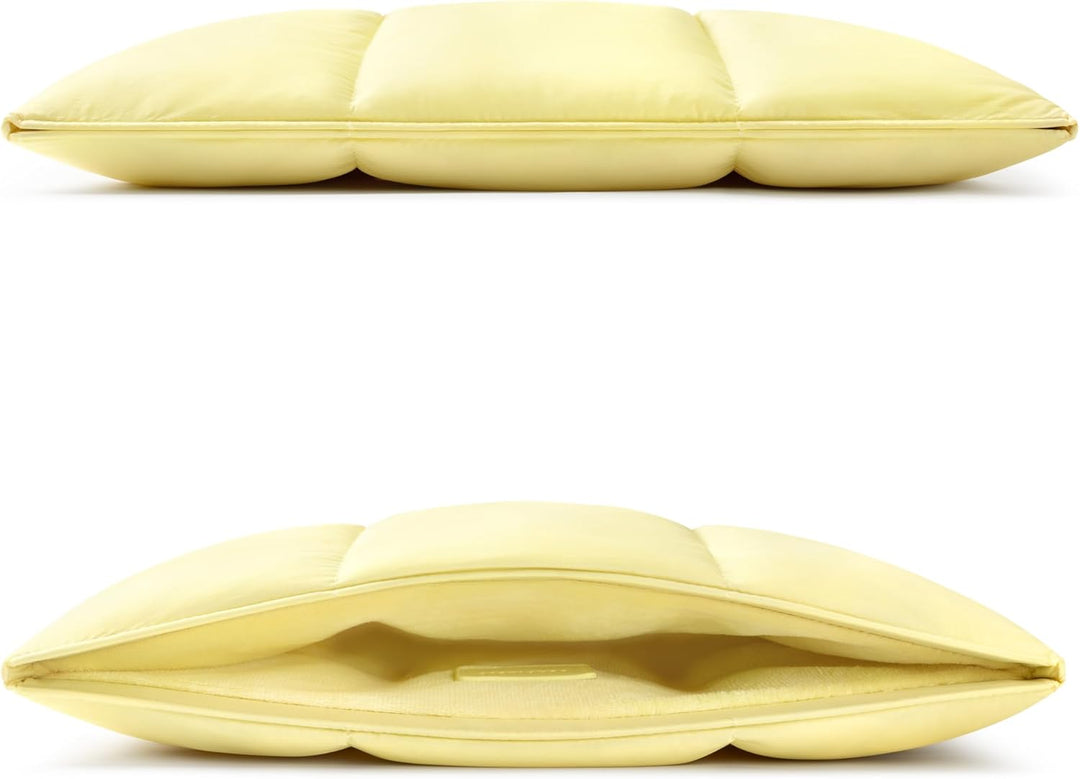 Comfyable Puffy Laptop-Hülle, 33 cm (14 Zoll), gesteppte Puffer-Laptop-Tragetasche, Kissenhülle, kom