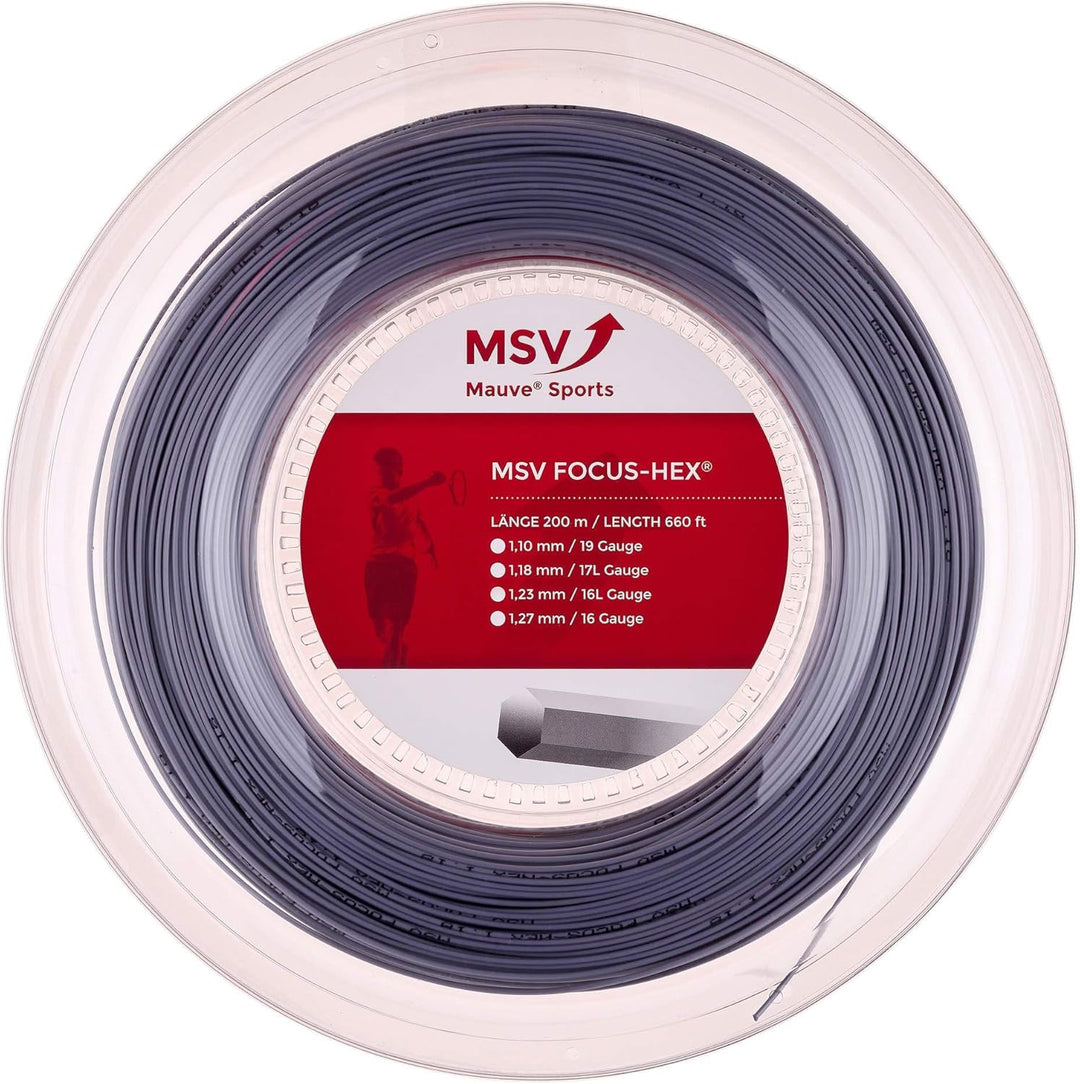 MSV Saitenrolle Focus-HEX 1.23 - argento, 1.23 - argento