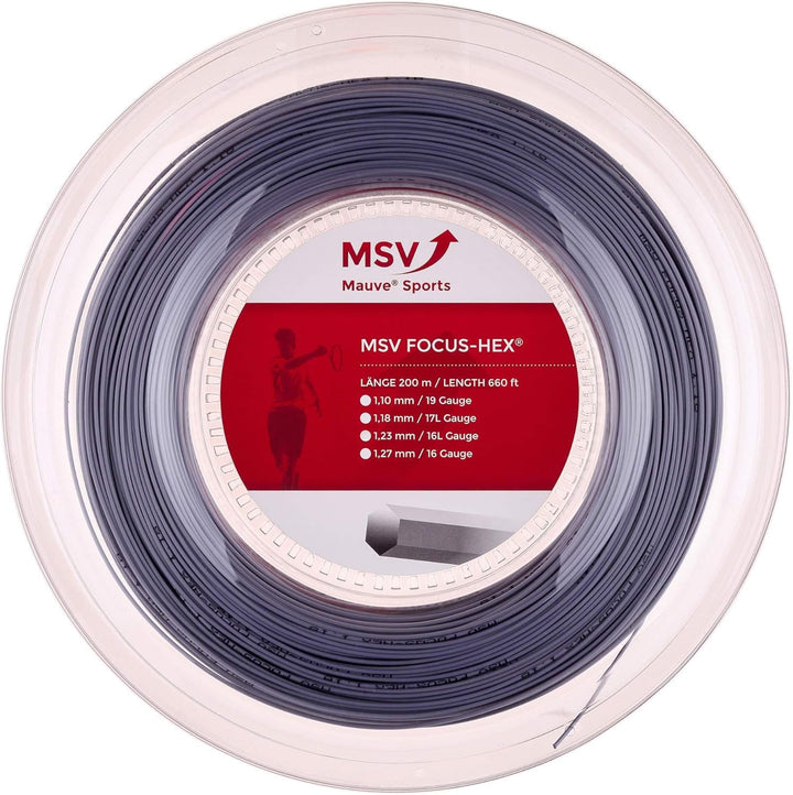 MSV Saitenrolle Focus-HEX 1.23 - argento, 1.23 - argento