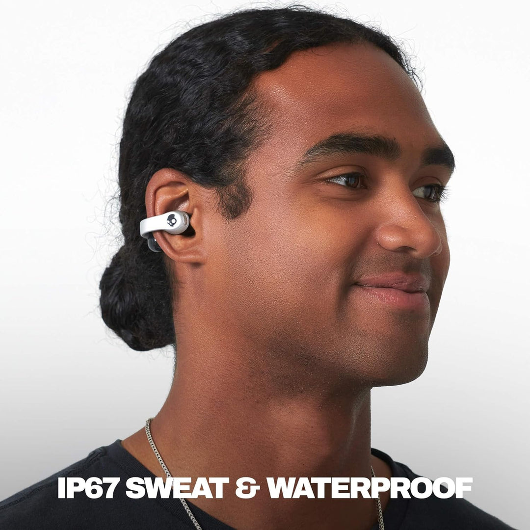 Skullcandy Push 720 Open Wireless Open Ear Bluetooth Earbuds, Headphones, Waterproof, Clip-On Lightw