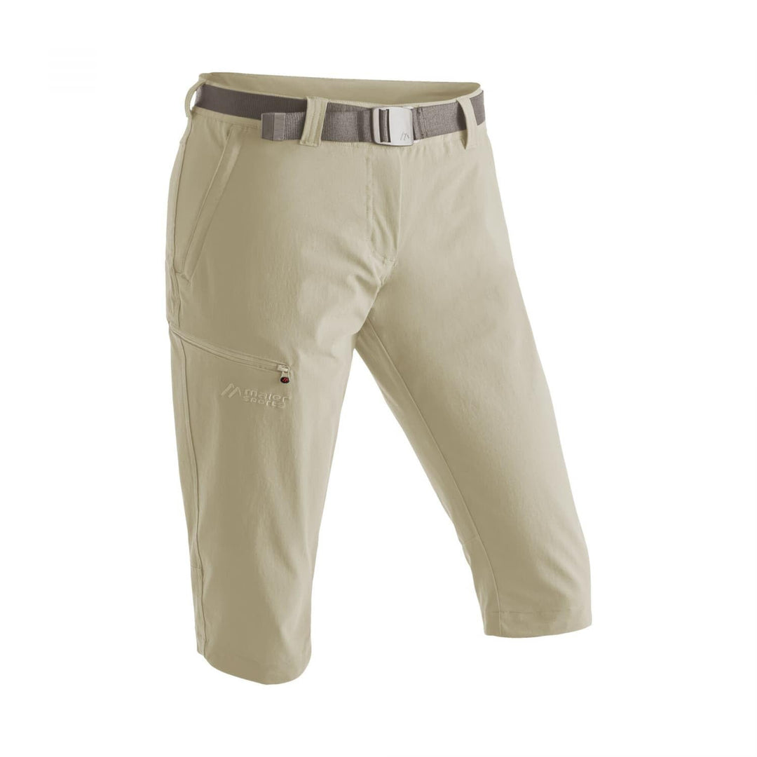Maier Sports Damen Caprihose Inara Slim, 40 Brauner Reis