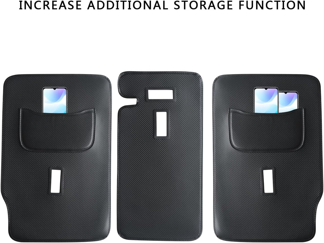 TOPABYTE Rücksitzbezug Rücksitzbezug für Tesla Model Y 2020-2024 Zweite Sitzreihe Rückenlehnenschutz