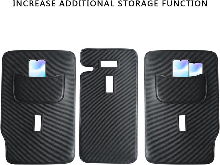 TOPABYTE Rücksitzbezug Rücksitzbezug für Tesla Model Y 2020-2024 Zweite Sitzreihe Rückenlehnenschutz