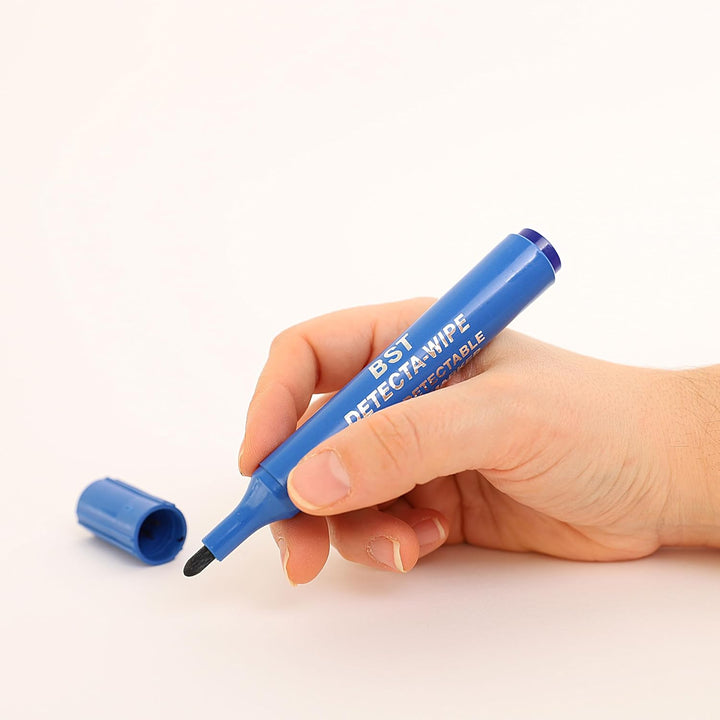 Maya Professionelles Werkzeug Q0800–2/2 Marker Detectable Pro von Metallen und X-Ray, blau, 10 Stück