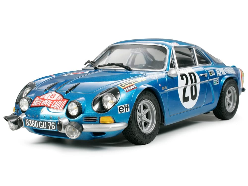TAMIYA 300024278 Renault 300024278-1:24 Alpine A110 ´71 Monte Carlo,originalgetreue Nachbildung, Pla