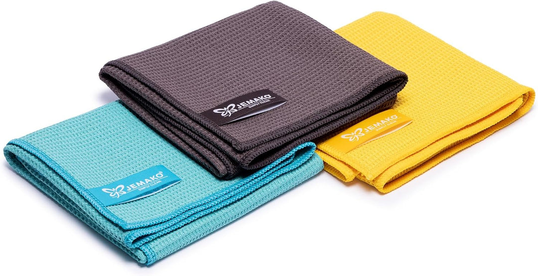 Jemako Trockentuch klein 40 x 45 cm 3er Set inkl. Sinland feinmaschiges Wäschenetz 40 x 50 cm