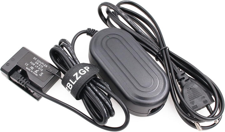 ZBLZGP LP-E10 Dummy Akku AC Adapter für Canon EOS Rebel T3 T5 T6 1100D 1100DKISB 1200D 1300D