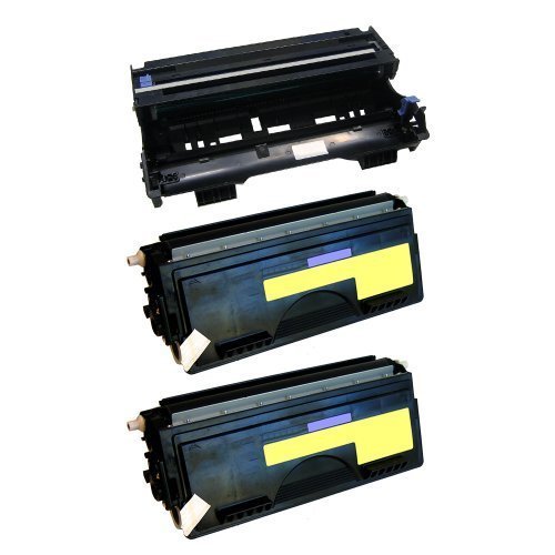 Kompatible Trommel und 2X Rebuilt Toner für Brother DR-6000 TN-6600 HL1220 HL1230 HL1240 HL1250 HL12