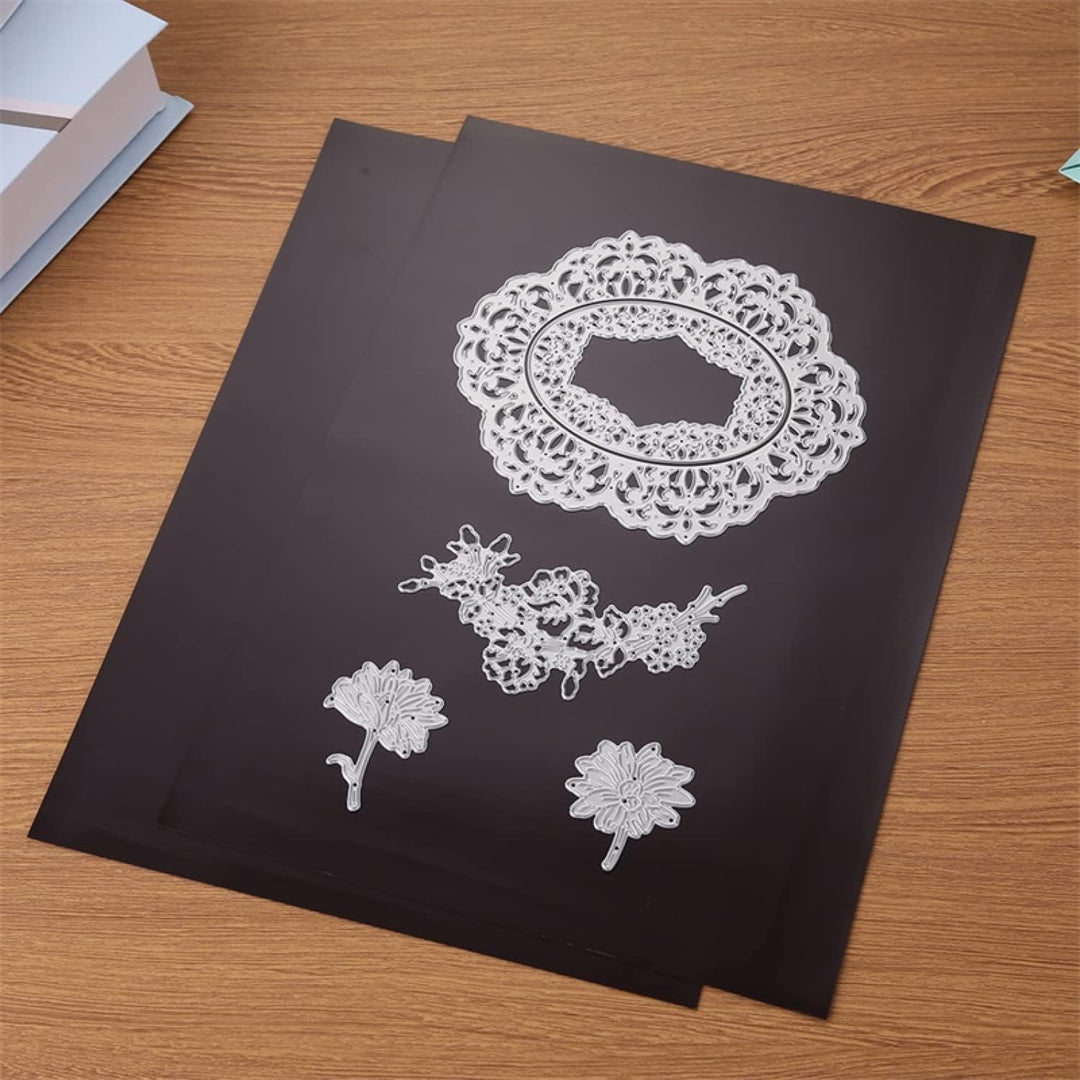 10 Stück A4 Gummi-Magnetfolien 22,9 x 29,2 cm, 10 Stück, transparente Stempel-Aufbewahrungstaschen,