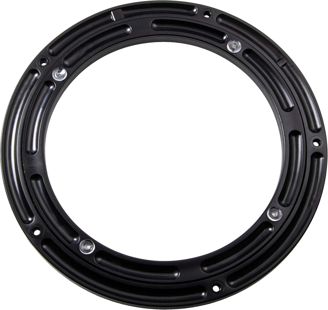 Gedotec Schwerlast-Drehbeschlag 360° Drehscheibe drehbar Ø 230 mm | Drehteller Kunststoff schwarz |
