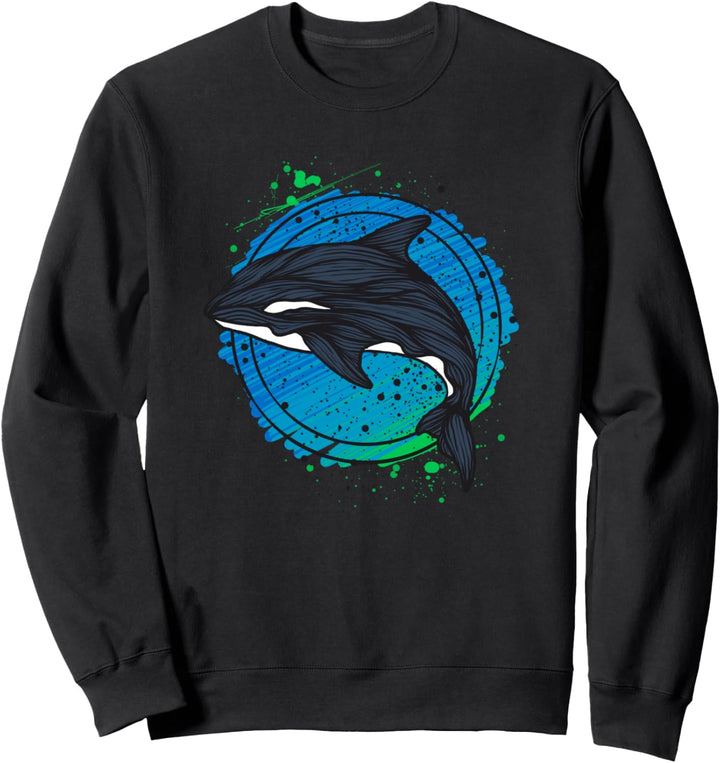 Killerwal Rettet die Wale Orcas Geschenk Sweatshirt