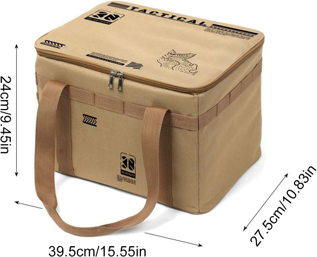 Camping Storage Bag, 30L Waterproof Duffel Organizer, Portable Carry Bag with Ergonomic Handle, for