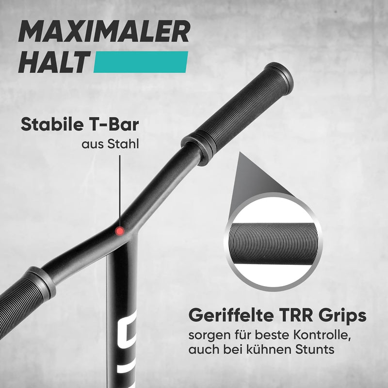 Apollo Stunt Scooter - Star Pro | HighQuality eloxierter Profi Stuntroller | Kinder Scooter mit ABEC