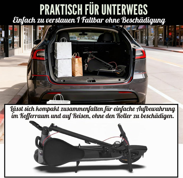 Elektroroller Sitz, 40-55CM höhenverstellbar Klappsitz für Elektroroller, mit Stossdämpfender Sitzki