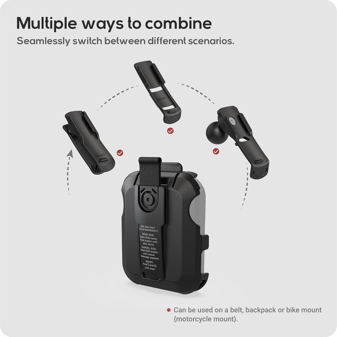 TUSITA Spine Cradle Halterung Kompatibel mit Garmin inReach Messenger Plus Satelliten Kommunikator -