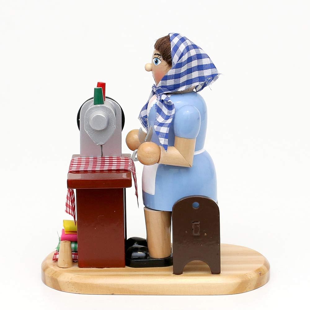 Wichtelstube-Kollektion Holz Räuchermännchen Schneiderin