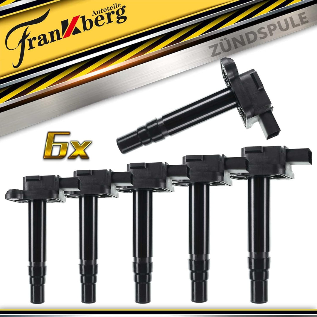 6x Zündspule Zündmodul für A3 8L1 A6 4B A8 4D2 TT 8N3 A-l-h-a-m-b-r-a 7V8 Cordoba 6K1 Ibiza II 6K1 L
