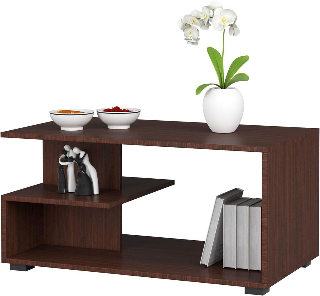 AKORD Couchtisch Holz | Pin 90 x 45 x 51 cm | Schrank für Wohnzimmer | Schlafzimmer Schrank | Minima