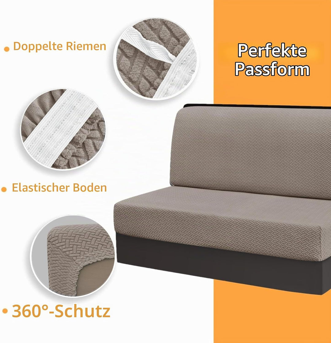 Wohnmobil Sitzbezüge, 2 Stück (1 Set) Stretch Wohnwagen Sitzpolster Bezüge Jacquard RV-Sitzbezüge St