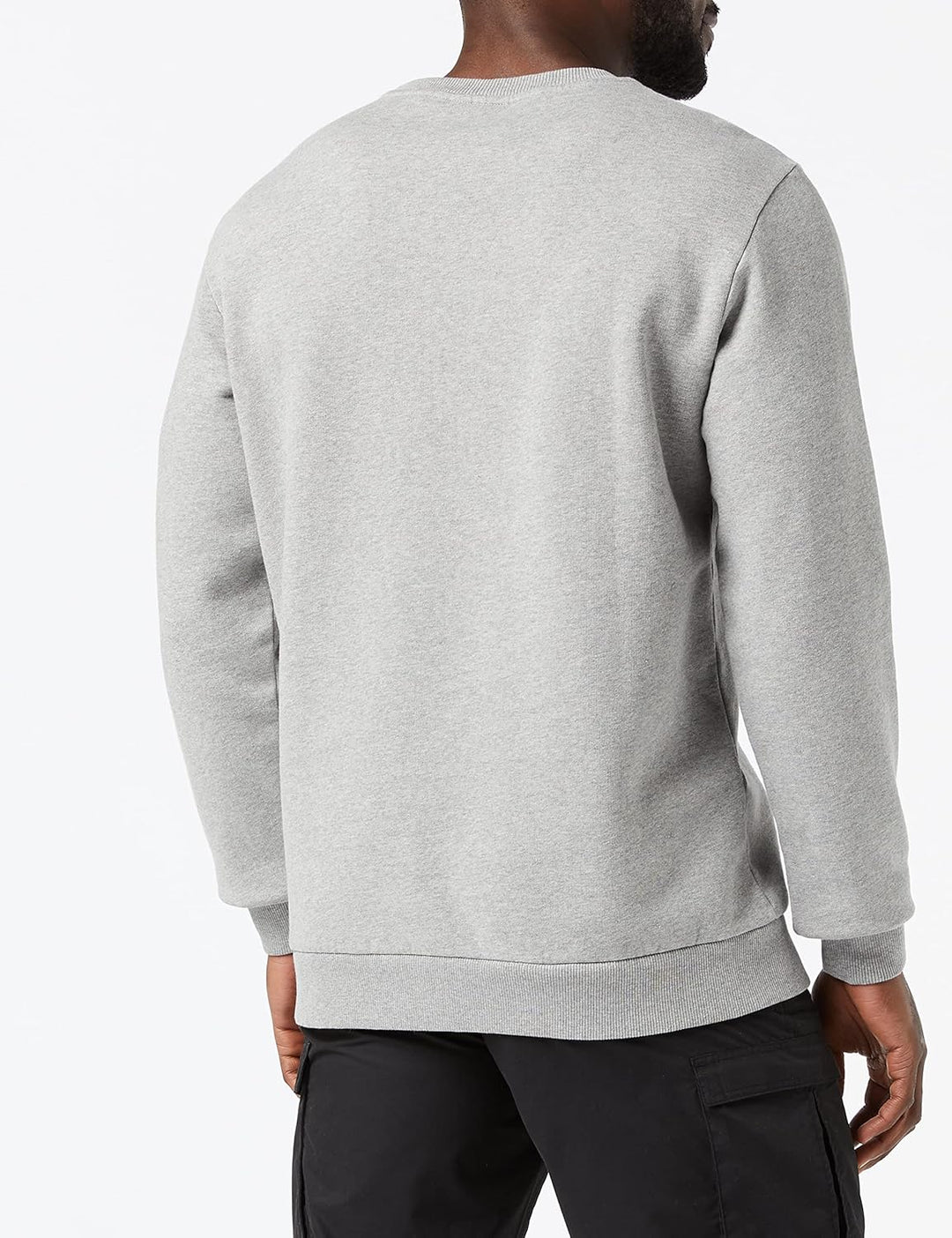 Fjällräven Herren Logo Sweater XL Grey-melange, XL Grey-melange