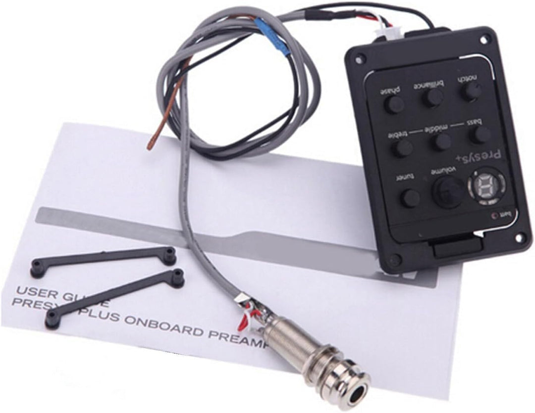 3 Band Gitarrenvorverstärker Equalizer für Akustikgitarren Guitar on Board des Preamp 301 M, 301 M