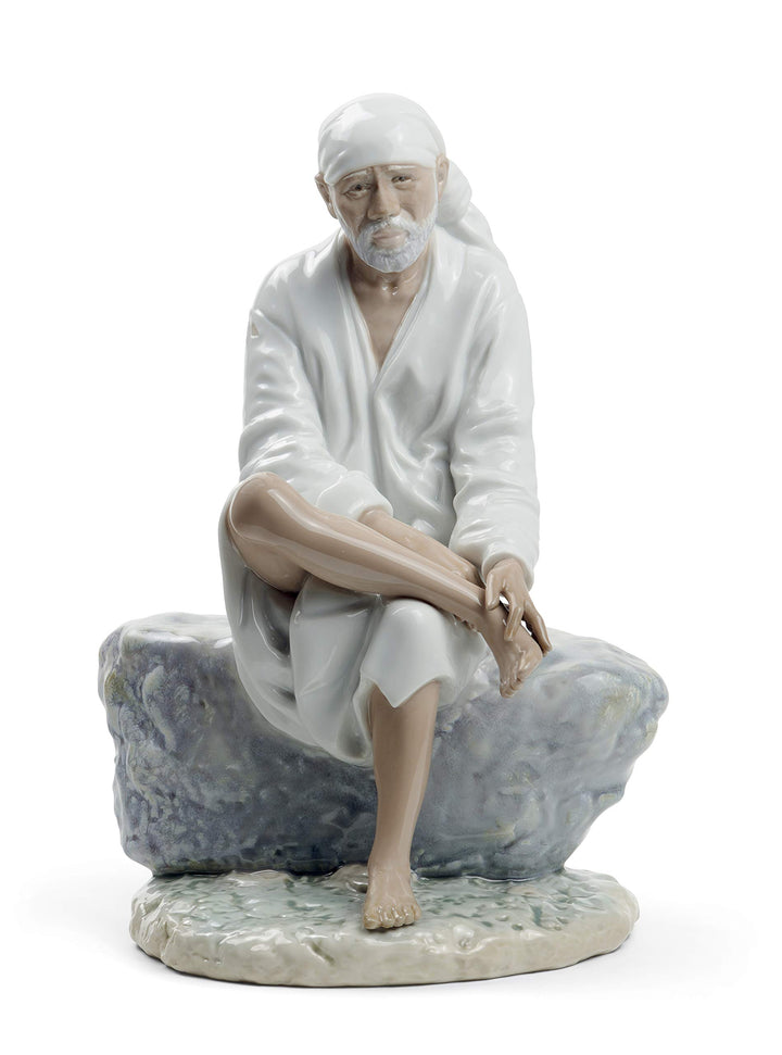 LLADRÓ Figur Sai Baba. Sai Baba. Porzellan.