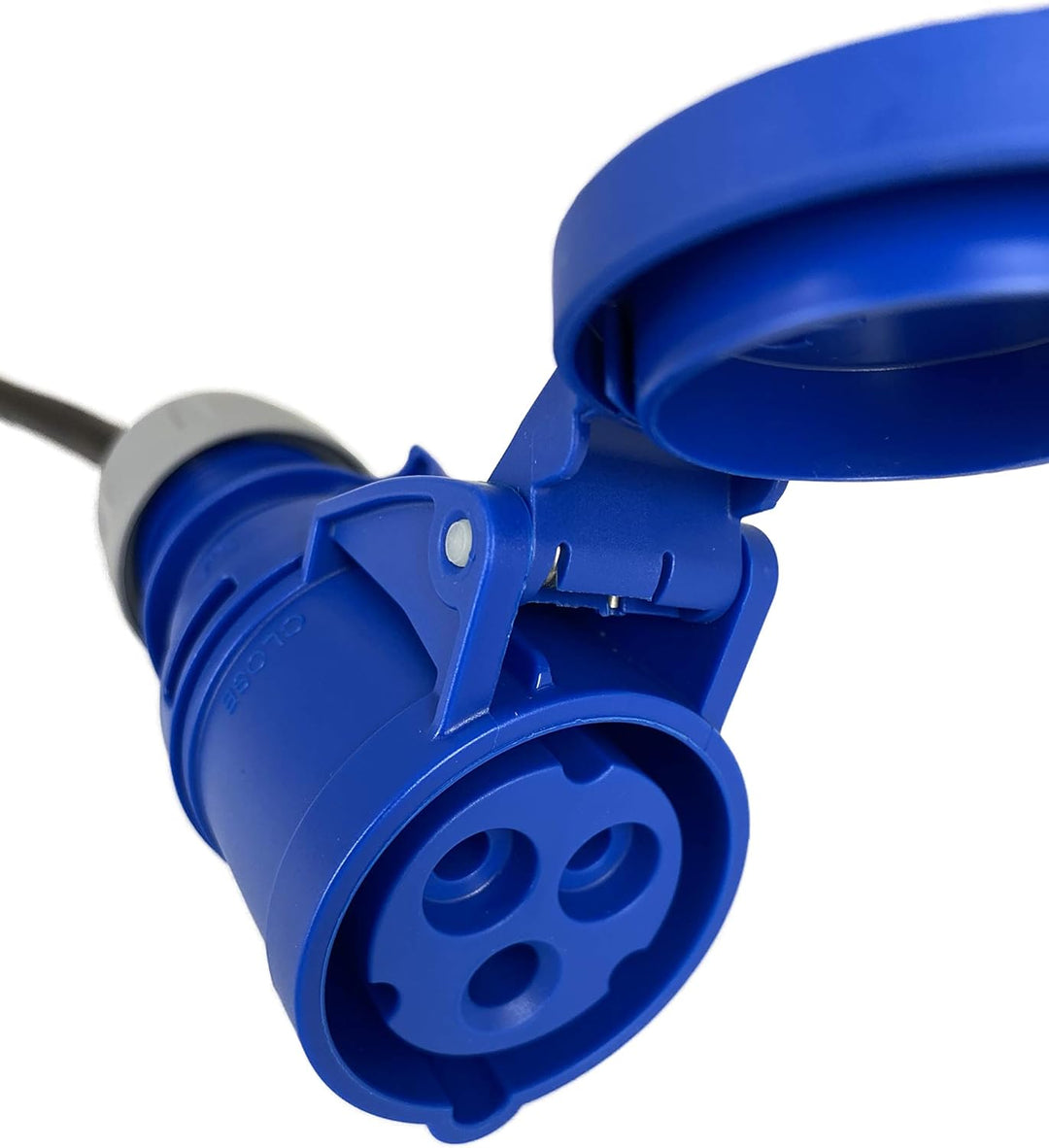 NWP Adapter CEE Kupplung 230V 16A auf CEE Stecker 400V 16A - 3x2,5mm² Gummischlauchleitung - IP44 -