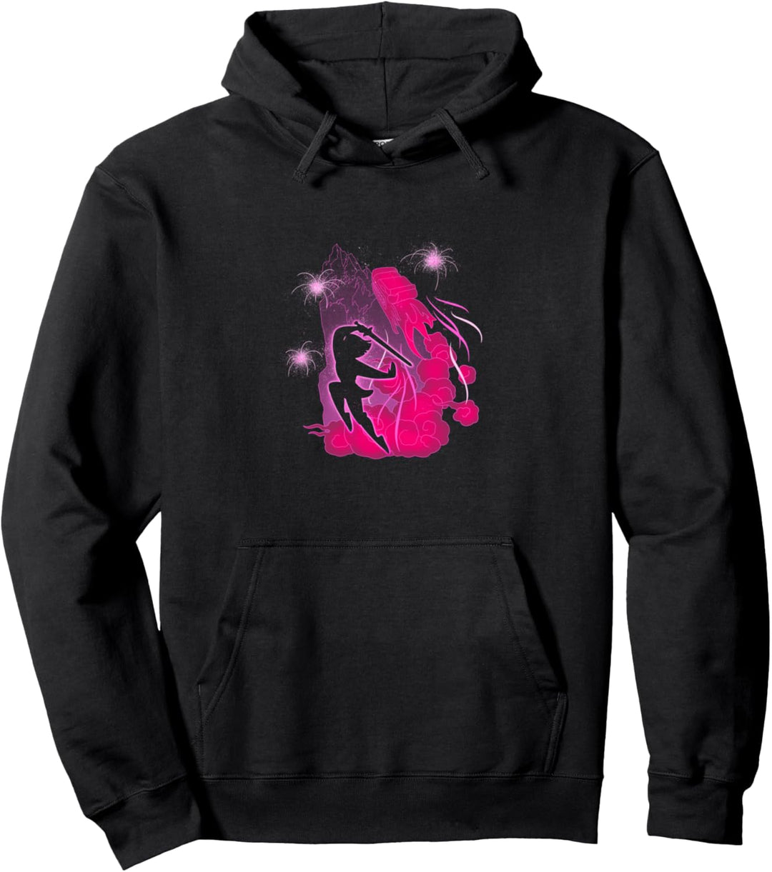 Disney Mulan Firework Glow Silhouette Pullover Hoodie
