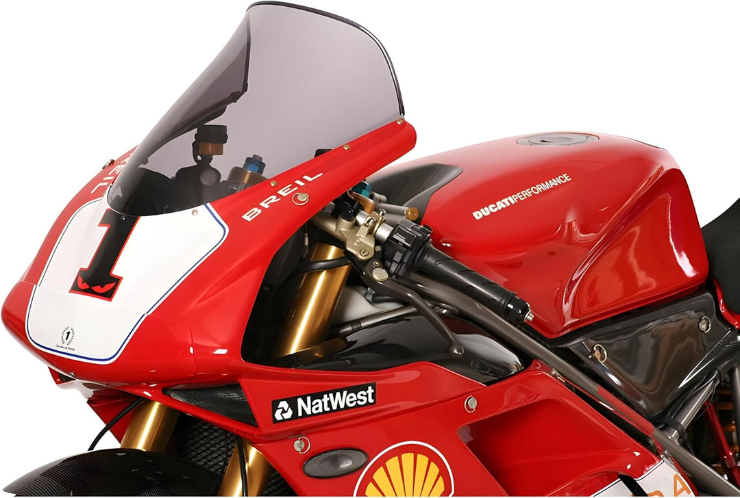 MRA Tourenscheibe T rauchgrau 748 STRADA/SP/SPS 748/ZDM748/H3, Rauchgrau