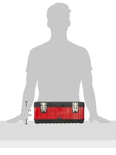 KS Tools 850.0355 Kunststoff-Stahlblech-Werkzeugkiste, 395x180x170mm