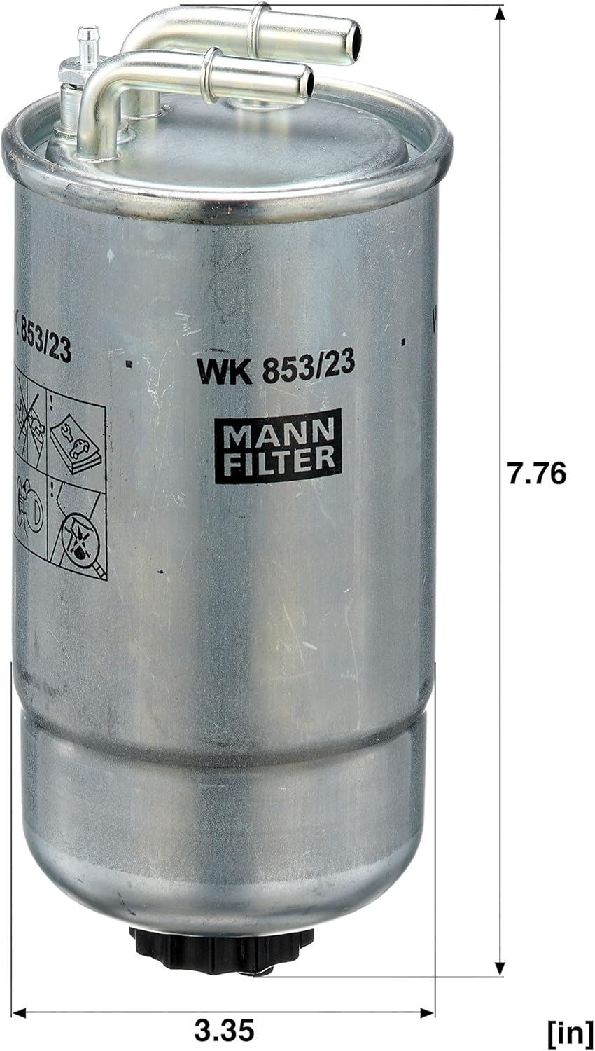 MANN-FILTER WK 853/23 Kraftstofffilter – Für PKW
