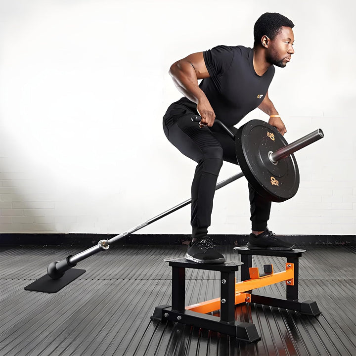 Barbell bomb. Revolutionärer T Bar Row Landmine Halter für Langhanteln. Landmine stand Leicht, Rutsc