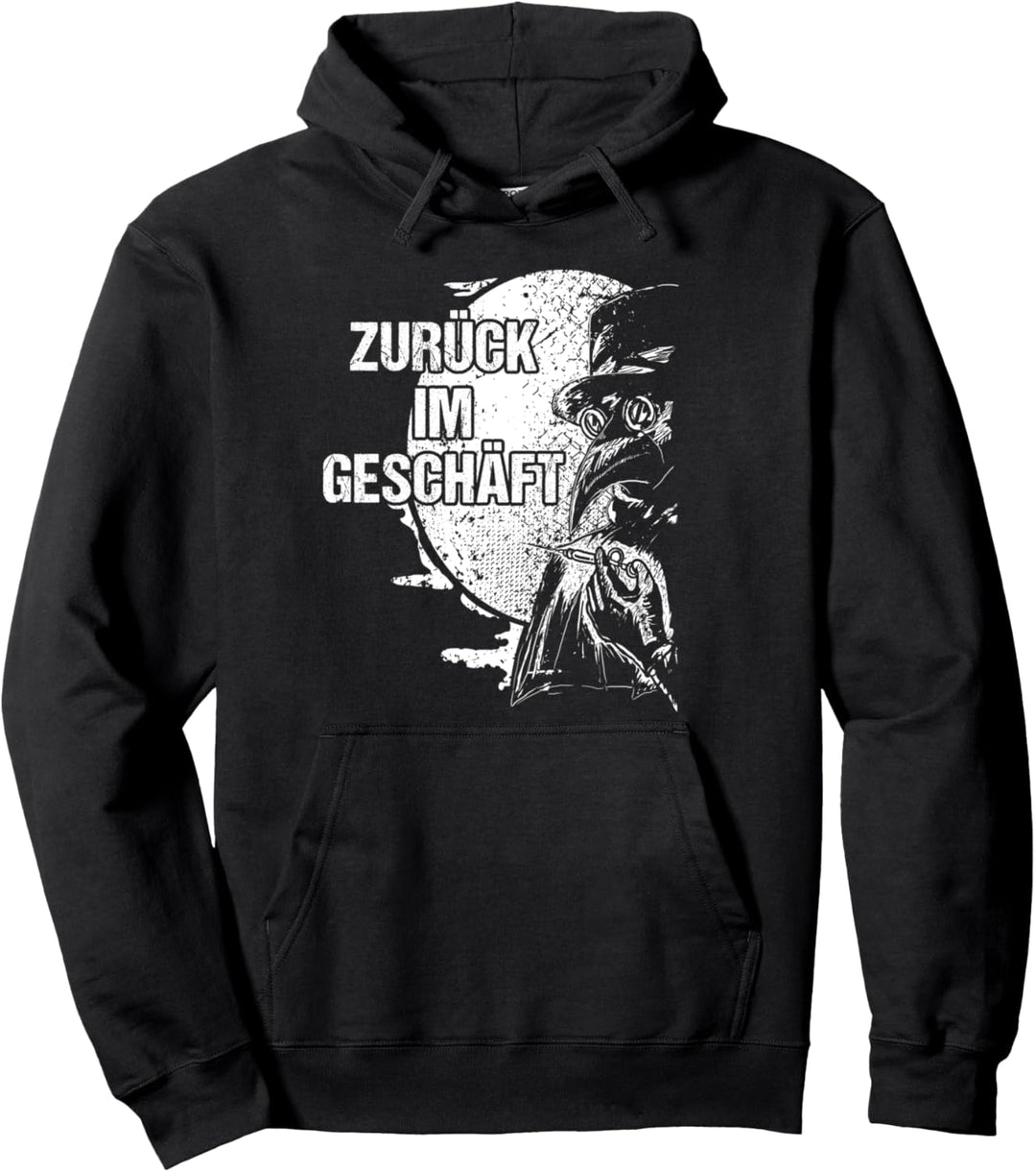 Pestdoktor Zurück Im Geschäft Mittelalter Doktor Steampunk Pullover Hoodie