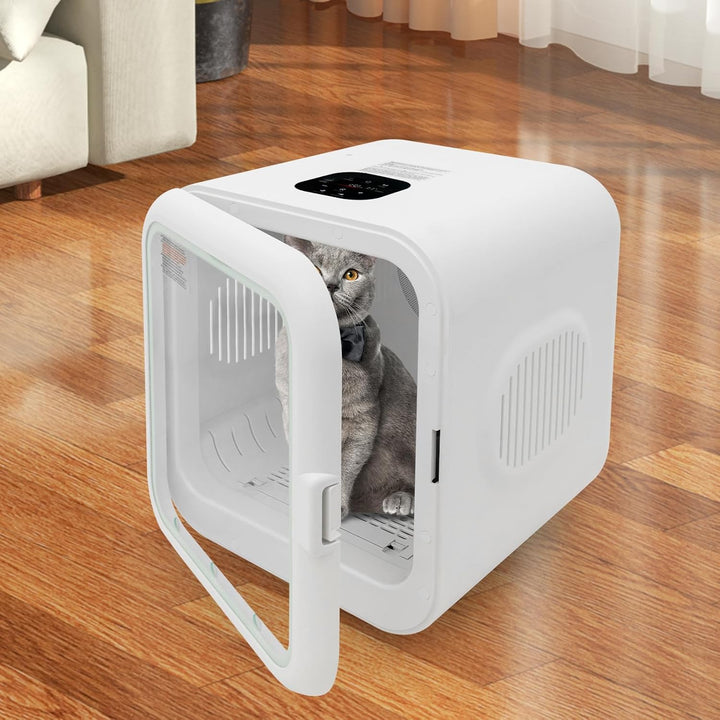Haustiertrockner Haustier Trockner für Katzen und Hunde Trocknungsmaschine 800W einstellbare Tempera