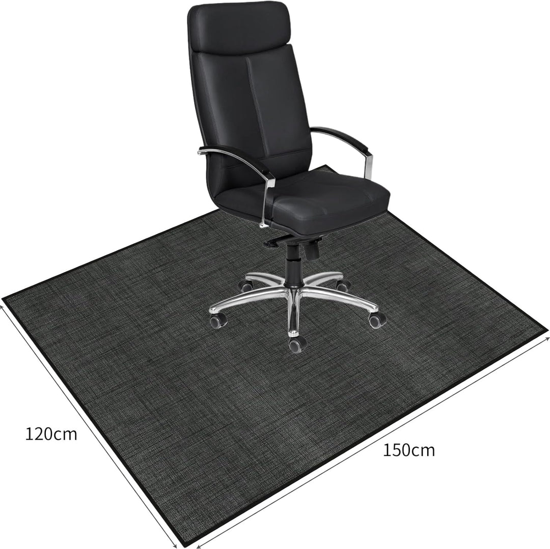Bodenschutzmatte Bürostuhl 120X150 cm: Luxuriöse Bedruckter Stoff Bürostuhl Unterlage für Parkett un