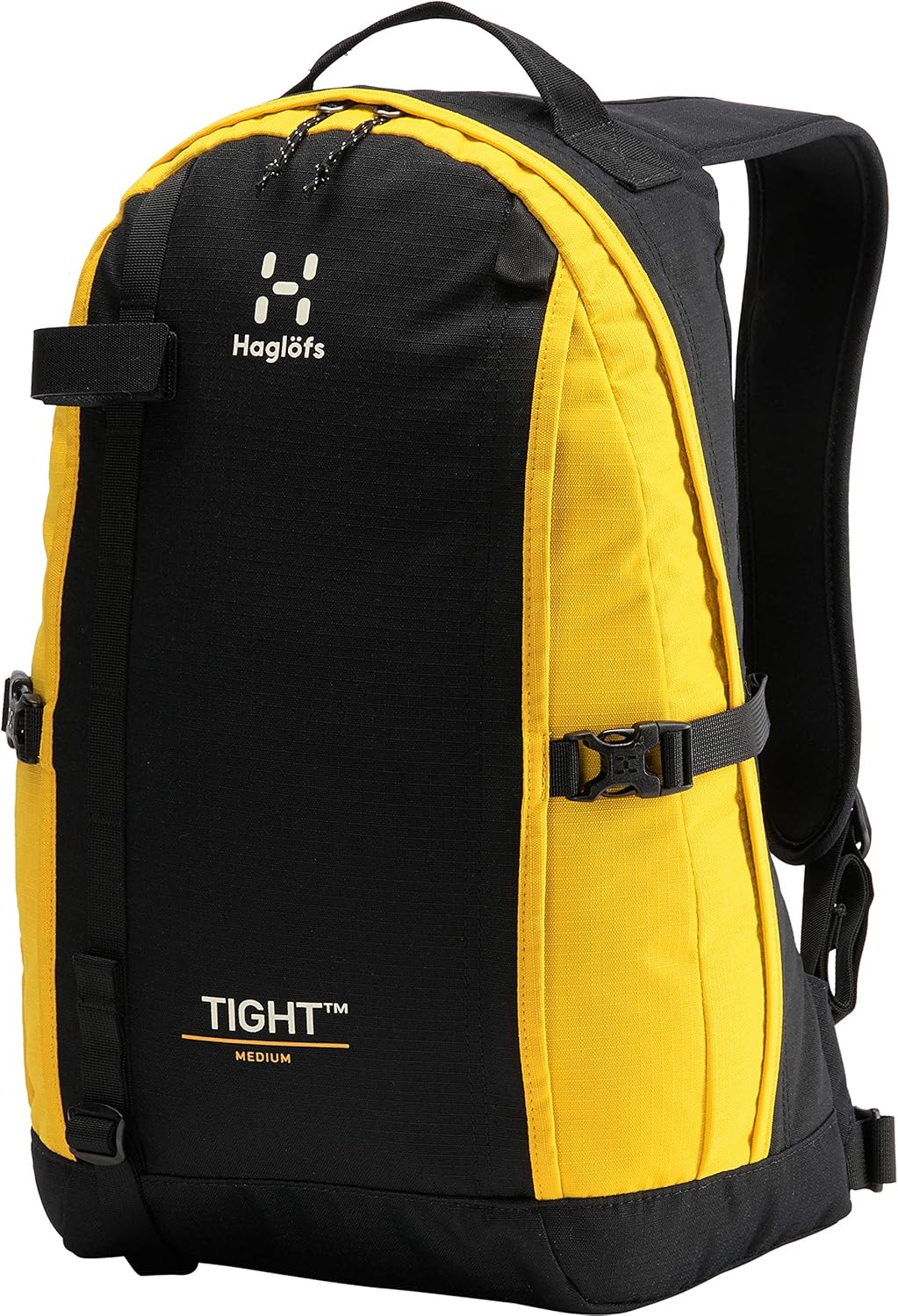 Haglöfs Unisex Tight Medium Rucksack (1er Pack), 4ma-true Black/Pumpkin Yellow